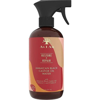 As I Am Restore & Repair Jamaican Black Castor Oil Water for Strength & Moisture  473 ml