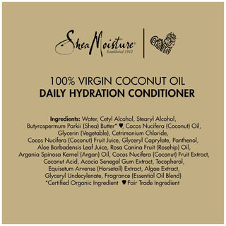 Shea Moisture 100% Virgin Coconut Oil Daily Hydration Conditioner 384ml