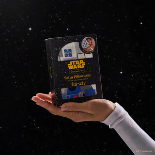 Kitsch Star Wars & Kitsch Satin Pillowcase in R2-D2 & C-3PO