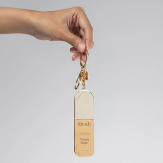 Kitsch Metal Enamel Keychain - Warm Sugar