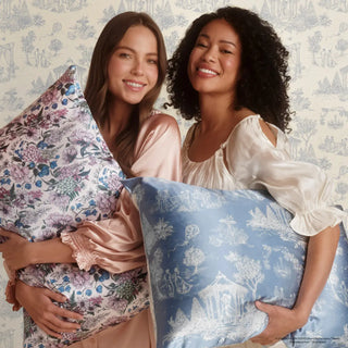 Kitsch Bridgerton X Satin Pillowcase in Wisteria