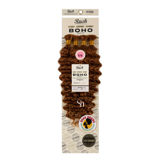 RUSH 100% Virgin Brazilian Boho Braids Deep Wave Bulk 17”-19”