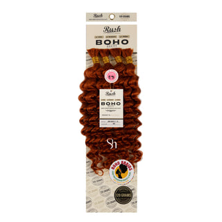 RUSH 100% Virgin Brazilian Boho Braids Deep Wave Bulk 17”-19”