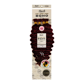 RUSH 100% Virgin Brazilian Boho Braids Deep Wave Bulk 17”-19”