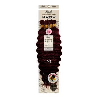 RUSH 100% Virgin Brazilian Boho Braids Deep Wave Bulk 21"-23"