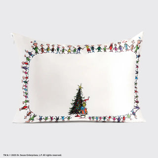 Kitsch The Grinch X Kitsch Satin Pillowcase in Whoville