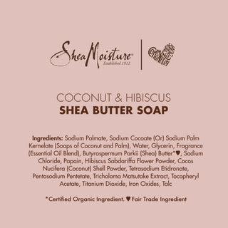 SheaMoisture Coconut & Hibiscus Bar Soap 230g