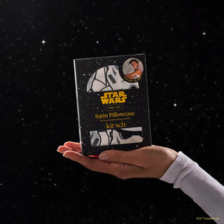 Kitsch Star Wars & Kitsch Satin Pillowcase in Darth Vader & Stormtroopers - King