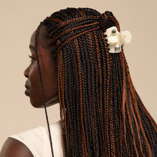 Kitsch pop Cloud Clip 7pc Set Vintage - Pearlized Cream