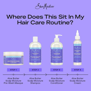 Shea Moisture Aloe Butter Scalp Moisture Shampoo 384ml