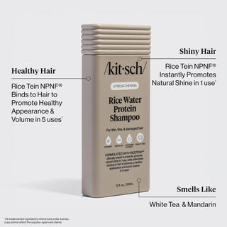 Kitsch Strengthening Rice Water Shampoo & Conditioner Combo