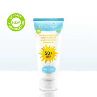 Childs Farm Sensitive Skin Experts Fragrance Free  50+ SPF Sun Cream 100ml