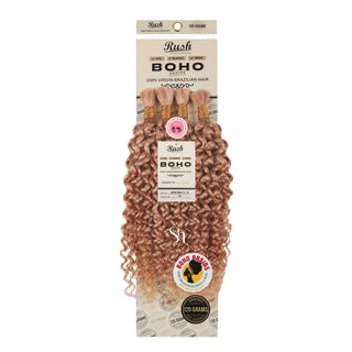 RUSH 100% Virgin Brazilian Boho Braids Water Wave Bulk 17"-19"